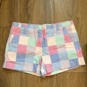 Vineyard Vines Patchwork Blue Pink girl Shorts​